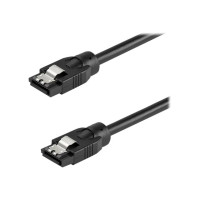 Produktbild för StarTech.com 0.6 m Round SATA Cable - Latching Connectors - 6Gbs SATA Cable - SATA-kabel - 60 cm