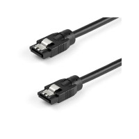 Produktbild för StarTech.com 0.6 m Round SATA Cable - Latching Connectors - 6Gbs SATA Cable - SATA-kabel - 60 cm