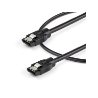 Produktbild för StarTech.com 0.6 m Round SATA Cable - Latching Connectors - 6Gbs SATA Cable - SATA-kabel - 60 cm