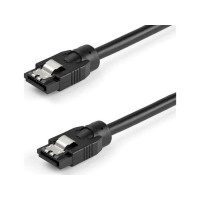 Produktbild för StarTech.com 0.6 m Round SATA Cable - Latching Connectors - 6Gbs SATA Cable - SATA-kabel - 60 cm