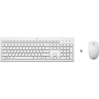 Produktbild för HP 230 - sats med tangentbord och mus - QWERTY - engelska - vit Inmatningsenhet