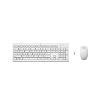 Produktbild för HP 230 - sats med tangentbord och mus - QWERTY - engelska - vit Inmatningsenhet