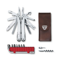 Produktbild för Victorinox Swiss Tool Spirit X Plus, Rostfritt stål, Läder,...
