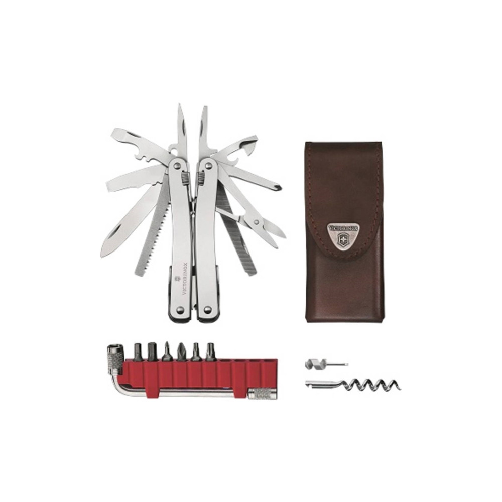 Produktbild för Victorinox Swiss Tool Spirit X Plus, Rostfritt stål, Läder,...