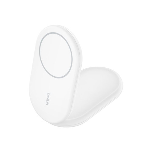 Belkin Components Belkin BoostCharge trådlöst laddställ - magnetisk, hopfällbar, med Qi2 - + växelströmsadapter - 15 watt