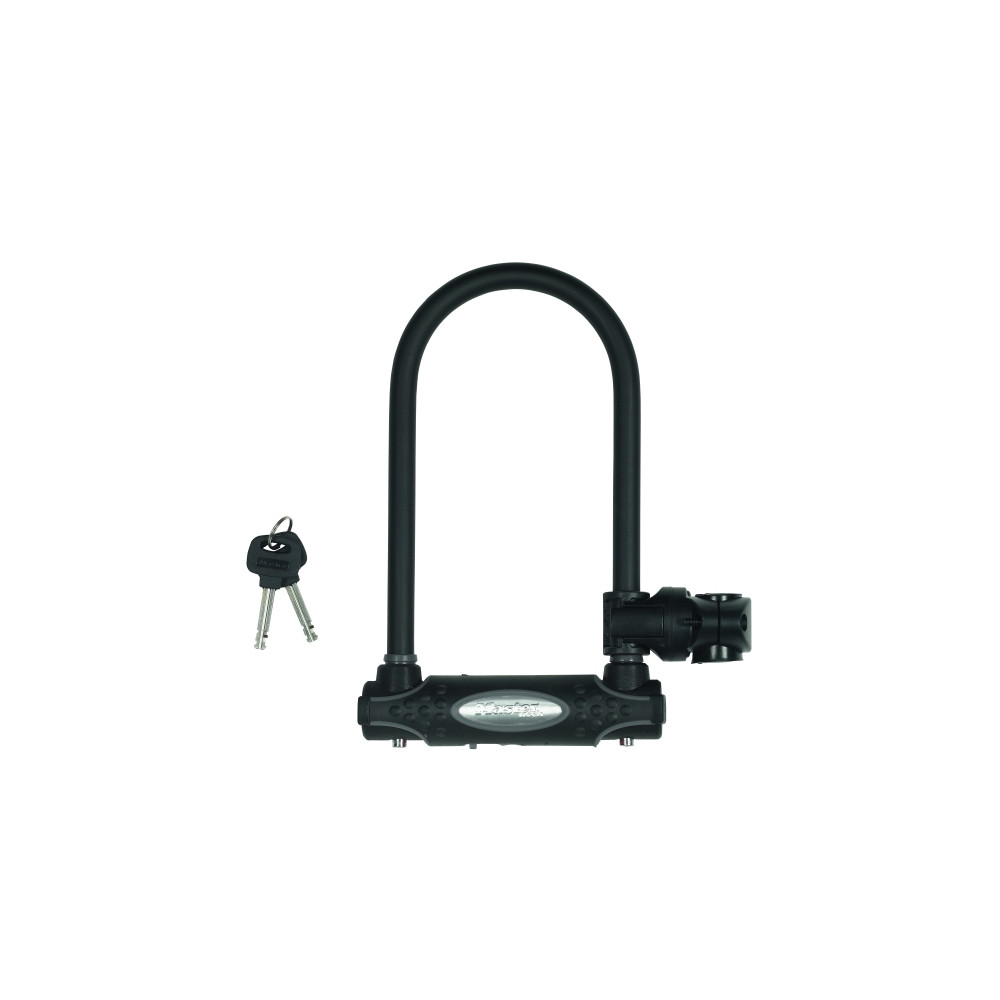 Produktbild för MASTER LOCK 8195EURDPRO, U-lås, svart, stål, vinyl, 1,3 cm,...