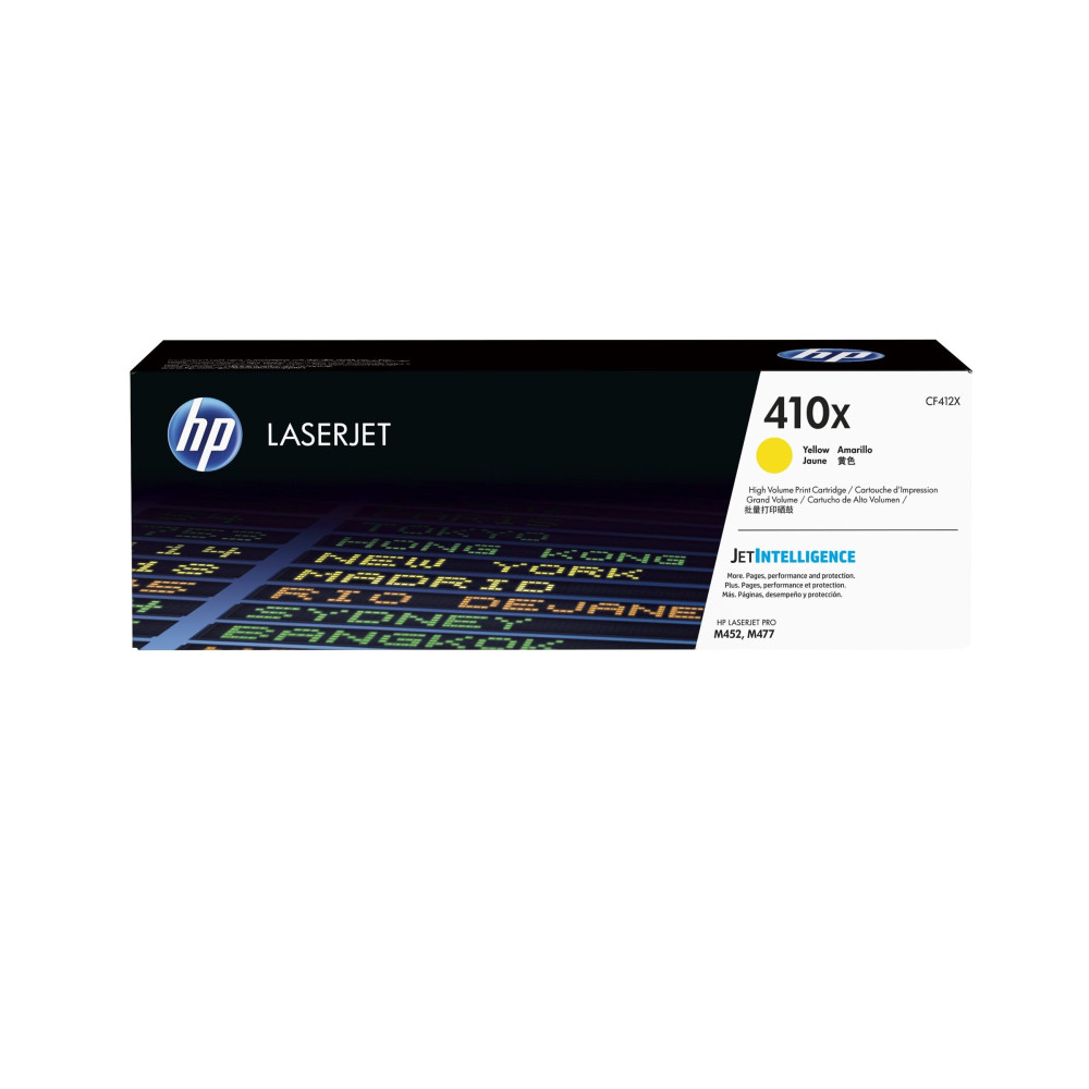 Produktbild för HP 410X - Lång livslängd - gul - original - LaserJet - tonerkassett (CF412X)