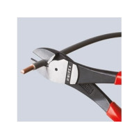 Produktbild för Knipex 74 01 160, Avbitartång, Kromvanadinstål, Plast, Röd,...
