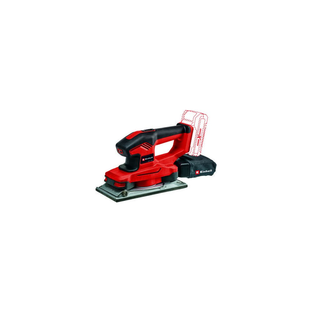 Produktbild för Einhell TE-OS 18/230 Li Solo, Planslipmaskin, Svart, Röd, 70...