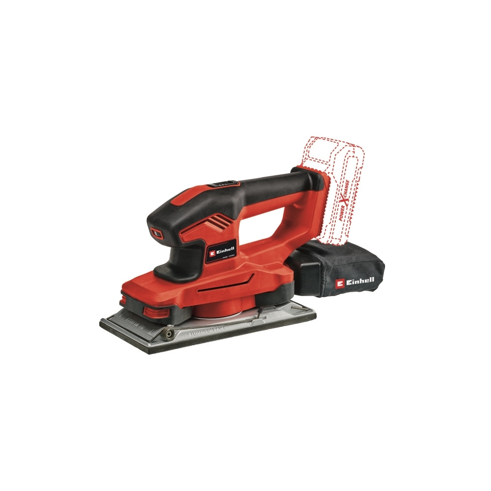 Produktbild för Einhell TE-OS 18/230 Li Solo, Planslipmaskin, Svart, Röd, 70...