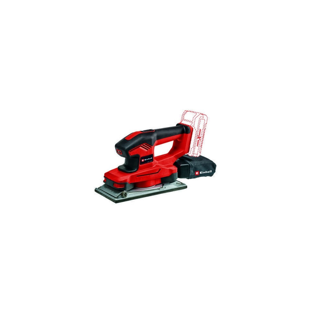 Produktbild för Einhell TE-OS 18/230 Li Solo, Planslipmaskin, Svart, Röd, 70...