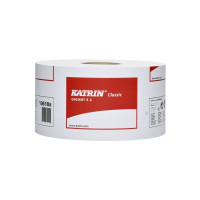 Produktbild för Katrin Classic Gigant S 2 - toalettpapper - 1600 ark - rulle - 200 m - vit (paket om 12)