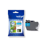 Produktbild för Brother LC422XLC - Lång livslängd - cyan - original - bläckpatron