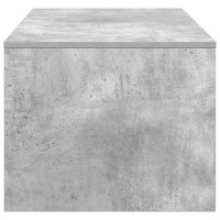 Produktbild för Kaffeebord Betonggrå 100 x 50 x 40 cm Konstruerat trä