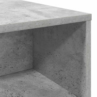 Produktbild för Kaffeebord Betonggrå 100 x 50 x 40 cm Konstruerat trä