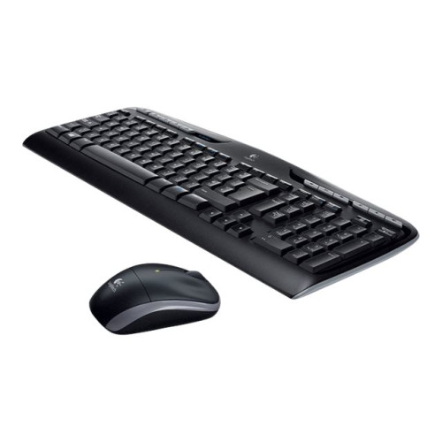 Logitech Logitech Wireless Combo MK330 - sats med tangentbord och mus - brittisk - svart Inmatningsenhet