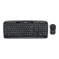 Produktbild för Logitech Wireless Combo MK330 - sats med tangentbord och mus - brittisk - svart Inmatningsenhet