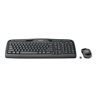Produktbild för Logitech Wireless Combo MK330 - sats med tangentbord och mus - brittisk - svart Inmatningsenhet