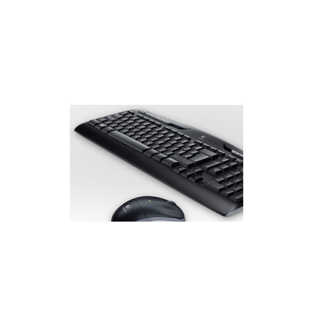 Produktbild för Logitech Wireless Combo MK330 - sats med tangentbord och mus - brittisk - svart Inmatningsenhet
