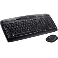 Produktbild för Logitech Wireless Combo MK330 - sats med tangentbord och mus - brittisk - svart Inmatningsenhet