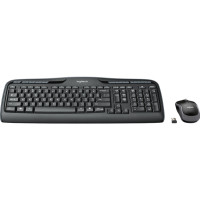 Produktbild för Logitech Wireless Combo MK330 - sats med tangentbord och mus - brittisk - svart Inmatningsenhet