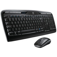 Produktbild för Logitech Wireless Combo MK330 - sats med tangentbord och mus - brittisk - svart Inmatningsenhet