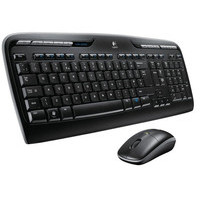 Produktbild för Logitech Wireless Combo MK330 - sats med tangentbord och mus - brittisk - svart Inmatningsenhet