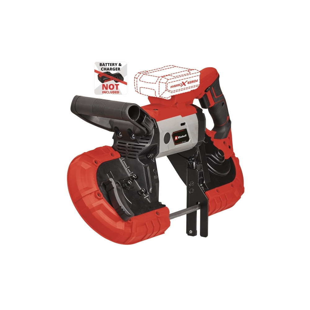 Produktbild för Einhell TE-MB 18/127 Li-Solo, Horisontell bandsåg, 11,5 cm,...