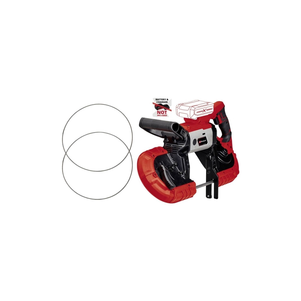 Produktbild för Einhell TE-MB 18/127 Li-Solo, Horisontell bandsåg, 11,5 cm,...
