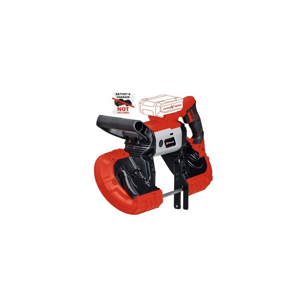 Produktbild för Einhell TE-MB 18/127 Li-Solo, Horisontell bandsåg, 11,5 cm,...