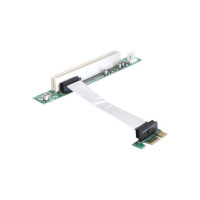 Produktbild för Delock Riser card PCI Express x1 > PCI 32Bit 5 V with flexible cable - kort för stigare