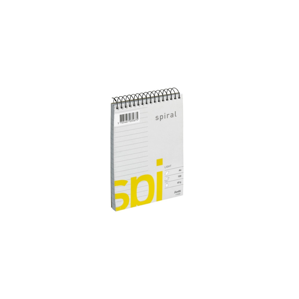 Produktbild för Bantex 100302753, Mönstrad, A6, 100 ark, 70 g/m ^, Linjerat...
