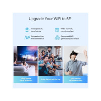 Produktbild för TP-Link Deco XE75 Pro V1 - Wifi-system - Wi-Fi 6 - skrivbordsmodell