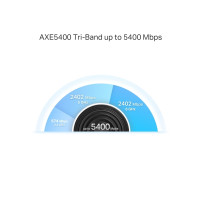 Produktbild för TP-Link Deco XE75 Pro V1 - Wifi-system - Wi-Fi 6 - skrivbordsmodell