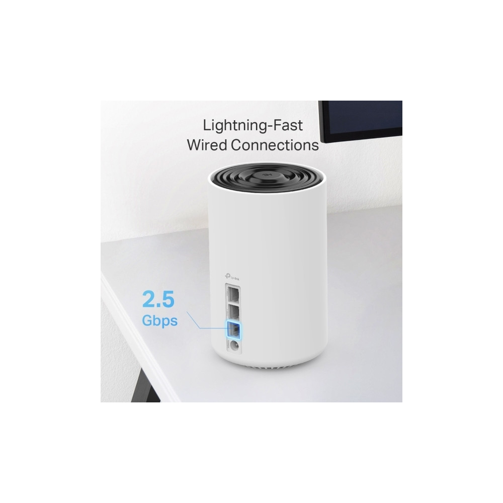 Produktbild för TP-Link Deco XE75 Pro V1 - Wifi-system - Wi-Fi 6 - skrivbordsmodell