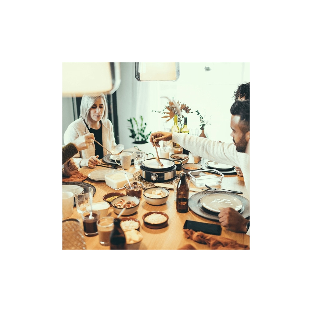 Produktbild för SEVERIN FO 2471 - fondue pot/crepe maker - svart