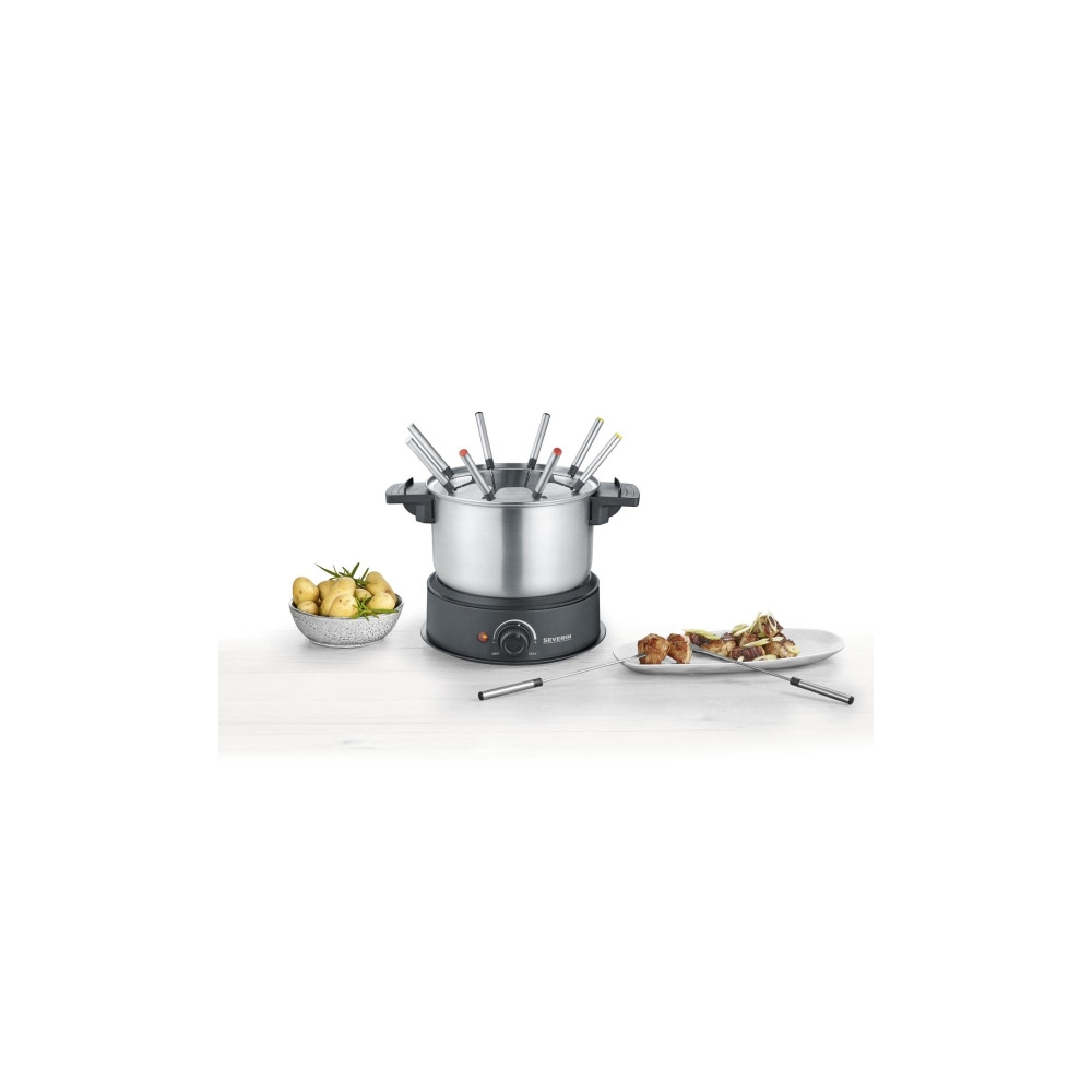 Produktbild för SEVERIN FO 2471 - fondue pot/crepe maker - svart