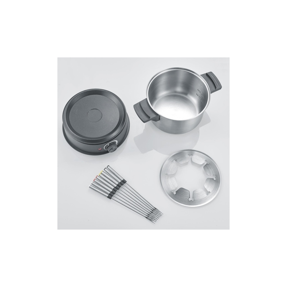 Produktbild för SEVERIN FO 2471 - fondue pot/crepe maker - svart