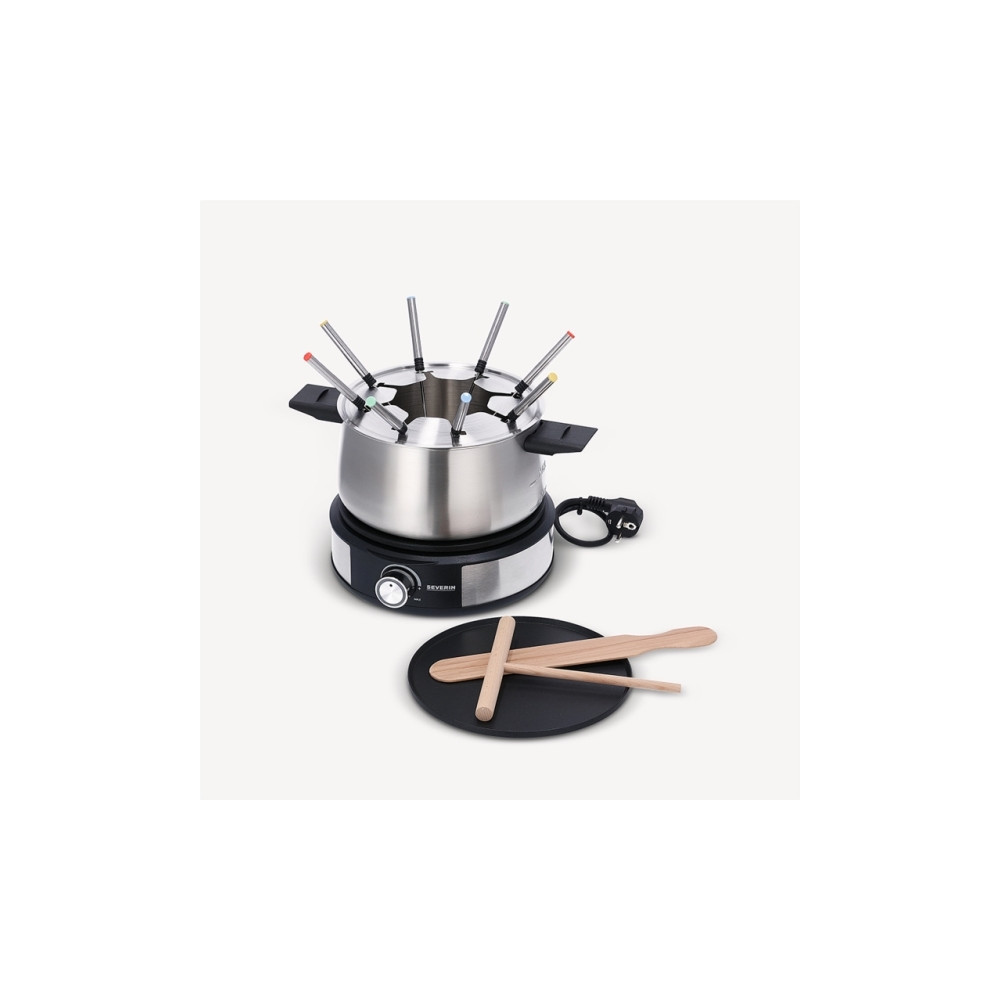 Produktbild för SEVERIN FO 2471 - fondue pot/crepe maker - svart