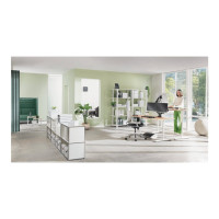 Produktbild för Leitz Ergo monteringssats - för LCD-display - space saving - mörkgrå