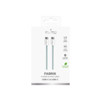 Produktbild för PURO PUCCCFABK415MTNGRN, 1,5 m, USB C, USB C, USB 2.0, Grön,...