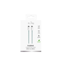 Produktbild för PURO PUCCCFABK415MTNGRN, 1,5 m, USB C, USB C, USB 2.0, Grön,...