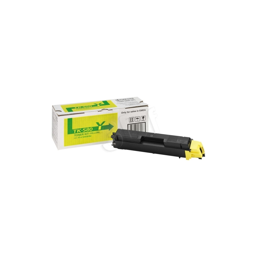 Produktbild för Kyocera TK 580Y - gul - original - tonerkassett