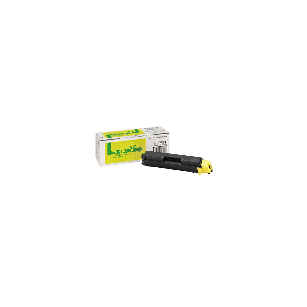 Produktbild för Kyocera TK 580Y - gul - original - tonerkassett