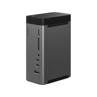 Produktbild för Belkin CONNECT 11-in-1 Pro - dockningsstation - USB-C - 2 x HDMI, USB-C - 1GbE
