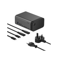 Produktbild för Belkin CONNECT 11-in-1 Pro - dockningsstation - USB-C - 2 x HDMI, USB-C - 1GbE