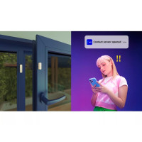 Produktbild för WiZ kontaktsensor – home monitoring, smart hem, realtidsvarn...