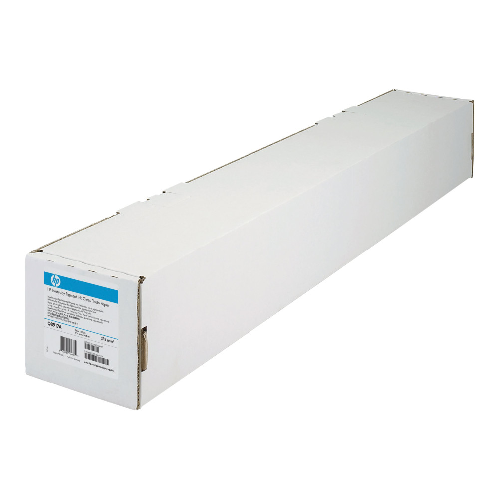 Produktbild för HP Everyday - fotopapper - satin - 1 rulle (rullar) - Rulle (91,4 cm x 30,5 m) - 235 g/m²