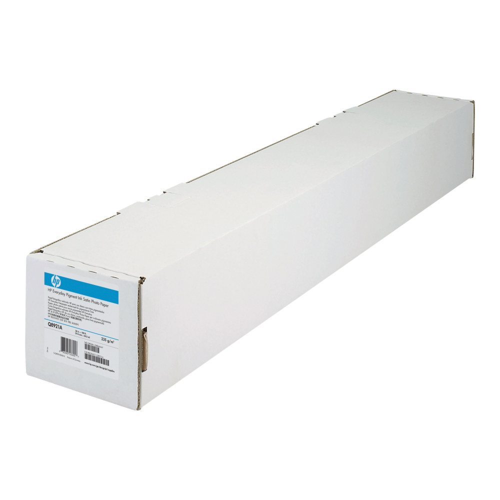 Produktbild för HP Everyday - fotopapper - satin - 1 rulle (rullar) - Rulle (91,4 cm x 30,5 m) - 235 g/m²