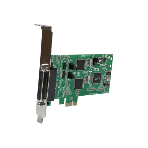 StarTech.com StarTech.com PCI express PCIe seriellt kombokort med 4 portar – 2x RS232 2x RS422/RS485 - seriell adapter - PCI Express x1 - 4 portar
